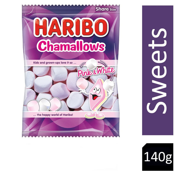 Haribo Chamallows Pink & White 140g - ONE CLICK SUPPLIES
