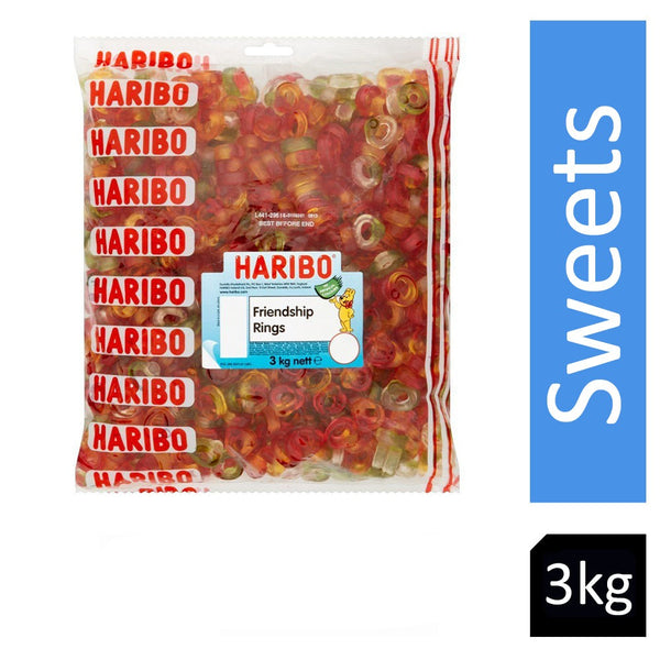 Haribo Friendship Rings  Sweets Bag 3kg - ONE CLICK SUPPLIES