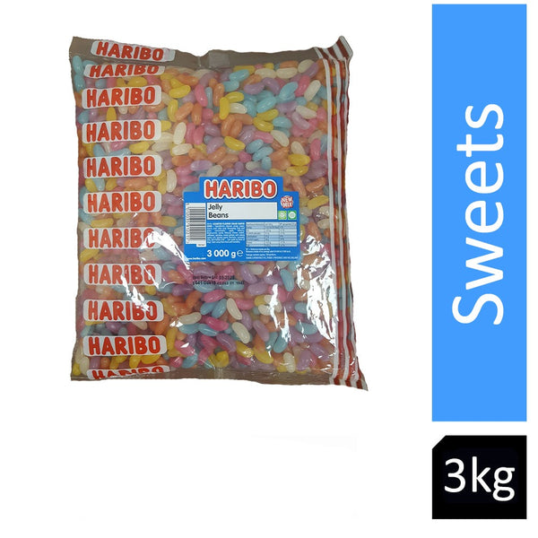 Haribo Jelly Beans Sweets Bag 3kg - ONE CLICK SUPPLIES