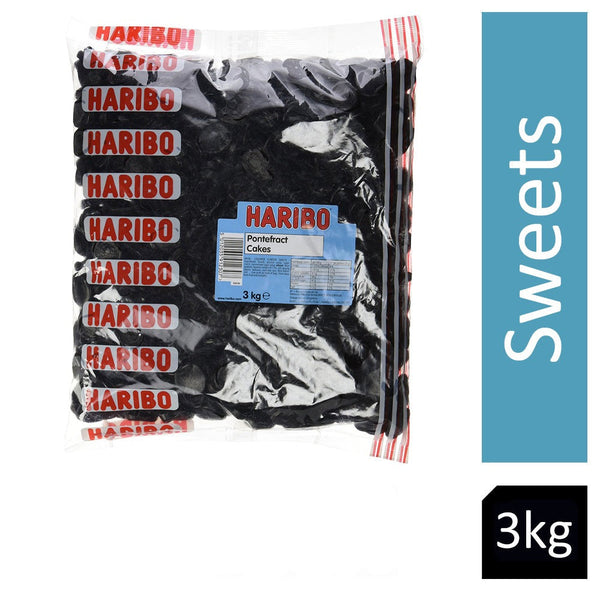 Haribo Original Pontefract Cakes 3kg Bag - ONE CLICK SUPPLIES