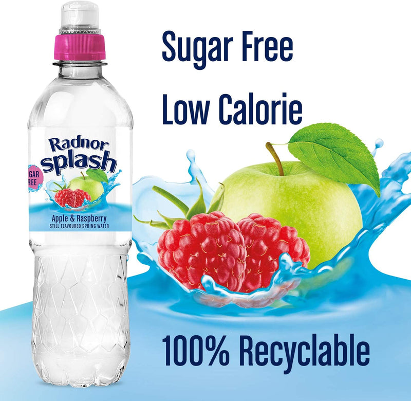Radnor Splash Sugar Free Apple & Raspberry 12x500ml - ONE CLICK SUPPLIES