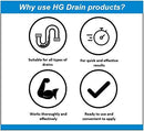 HG Drain Powerful Liquid Drain Unblocker 1 Litre - ONE CLICK SUPPLIES