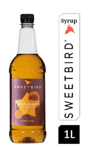 Sweetbird Honeycomb Coffee Syrup 1litre (Plastic) - ONE CLICK SUPPLIES
