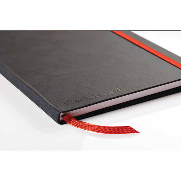 Black By Black n Red Casebound Notebook 90gsm Ruled and Numbered 144pp A4 Ref 400038675 - ONE CLICK SUPPLIES