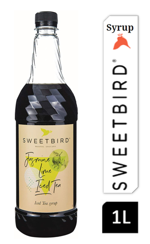 Sweetbird Jasmine Lime Iced Tea Syrup 1litre (Plastic) - ONE CLICK SUPPLIES