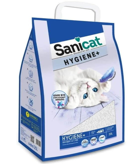 Sanicat Hygiene Plus Non Clumping Litter 20 Litre - ONE CLICK SUPPLIES