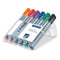 Staedtler Pigment Flipchart Markers Assorted Colours Wallet of 6 Code 356WP6 - ONE CLICK SUPPLIES