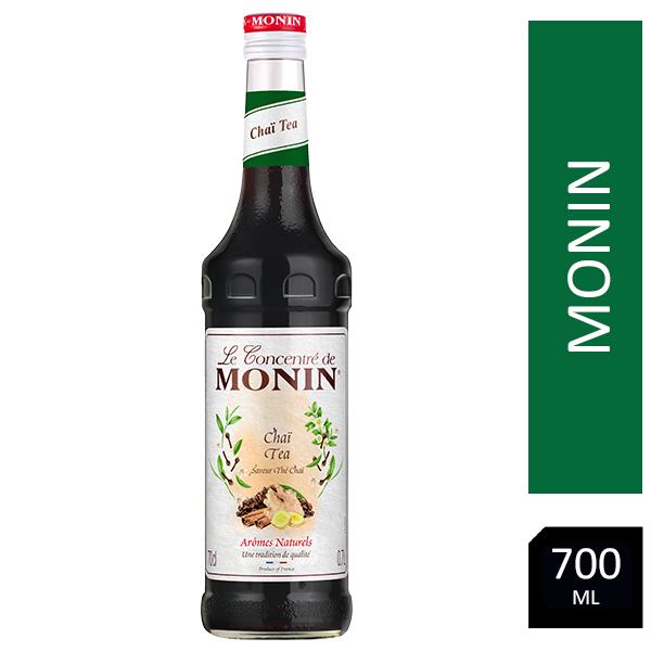 MONIN Chai Cocktail Syrup 700ml (Glass Bottle) Discounted Pump Offer