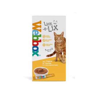 Webbox Lick-e-Lix Cheese & Taurine Cat Treats 5 Sachets - ONE CLICK SUPPLIES