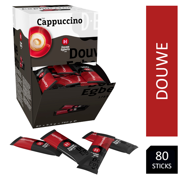 Douwe Egberts Cappuccino Sticks 12.5g (Pack of 80) 4019273 - ONE CLICK SUPPLIES
