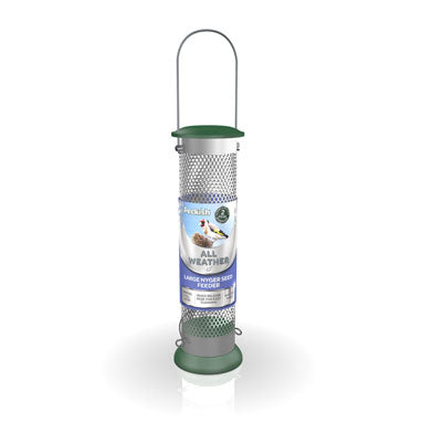 Peckish All Weather Large Nyger Bird Seed Feeder 0.7 Litre - ONE CLICK SUPPLIES
