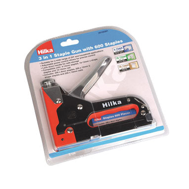 Hilka 3in1 Staple Gun With 600 Staples - ONE CLICK SUPPLIES