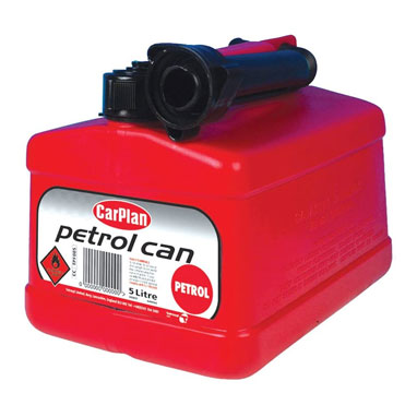 CarPlan High Quality Tetracan Red Petrol Can 5 Litre - ONE CLICK SUPPLIES