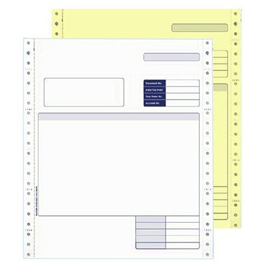 Sage (SAGSC02) Compatible 2 Part Dot Matrix Invoices Pack 1000's - ONE CLICK SUPPLIES