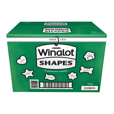 Winalot Dog Treats Shapes Dog Biscuits 15kg - ONE CLICK SUPPLIES