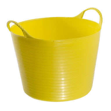 Red Gorilla {Tubtrug}Yellow Small Garden Janitorial Tub 14 Litre - ONE CLICK SUPPLIES