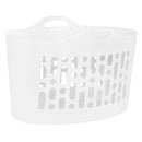 Wham White Flexi-Store Laundry Basket 50 Litre - ONE CLICK SUPPLIES
