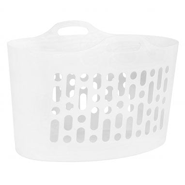 Wham White Flexi-Store Laundry Basket 50 Litre - ONE CLICK SUPPLIES