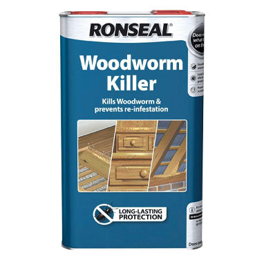 Ronseal Woodworm Killer 5 Litre - ONE CLICK SUPPLIES