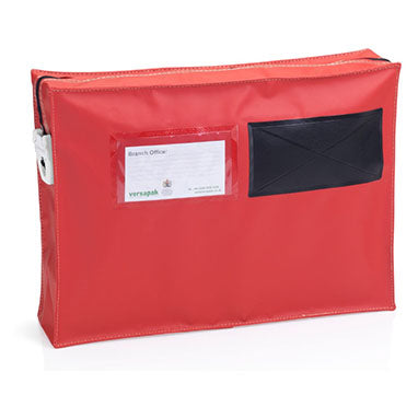 Versapak Small Gusset Mailing Pouch 355x250x75mm RED (ZG1) - ONE CLICK SUPPLIES
