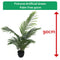 Fixtures Artificial Green Palm Tree 90cm - ONE CLICK SUPPLIES
