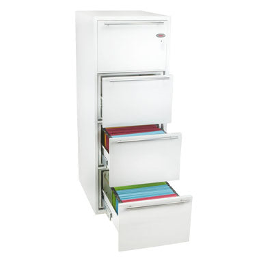 Phoenix Archivo Fire File 4 Drawer Filing Cabinet with Key Lock (FS2234K) - ONE CLICK SUPPLIES