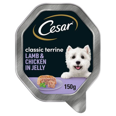Cesar Classic Terrine with Juicy Lamb and Chicken in Jelly 14 x 150g - ONE CLICK SUPPLIES