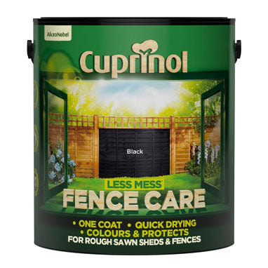 Cuprinol Less Mess Fence Care BLACK 6 Litre - ONE CLICK SUPPLIES