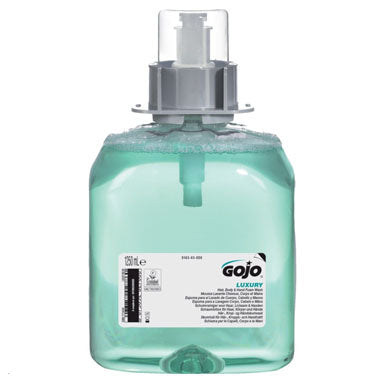 Gojo (5163) {FMX} Luxury Hair, Body and Hand Foam Wash 1250ml - ONE CLICK SUPPLIES