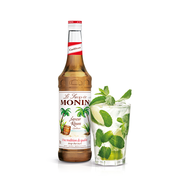 MONIN Premium Caribbean Syrup 700ml for Cocktails & Mocktails