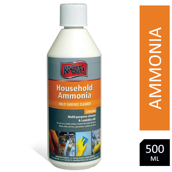Knock Out Household Ammonia 500ml Multi Purpose - ONE CLICK SUPPLIES