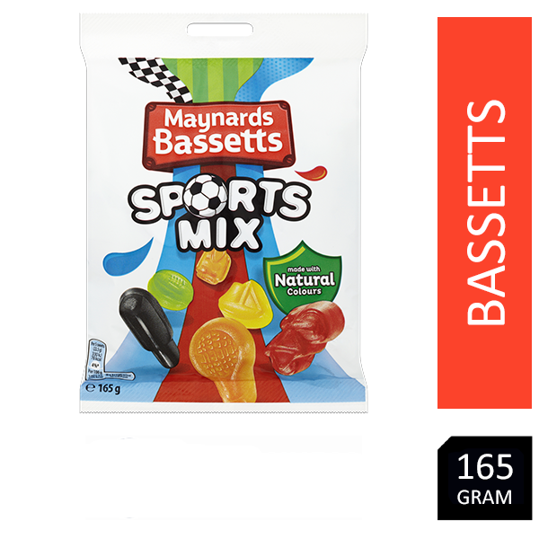 Maynards Bassetts Sports Mix Sweets Bag 165g - ONE CLICK SUPPLIES