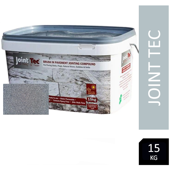 Joint Tec Brush In Compound Granite Grey 15kg - ONE CLICK SUPPLIES