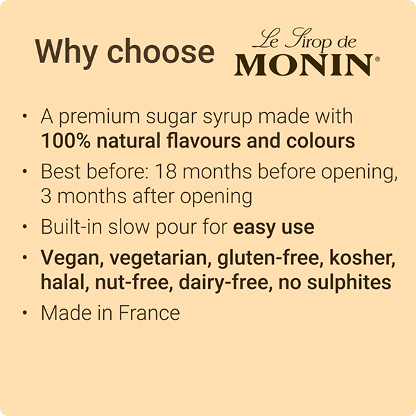 MONIN Passion Fruit Cocktail Syrup 700ml (Glass) Discounted Pump Offer