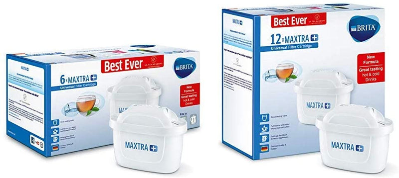BRITA MAXTRA+ water filter cartridges, compatible with all BRITA jugs for chlorine and limescale reduction, 30 pack - ONE CLICK SUPPLIES