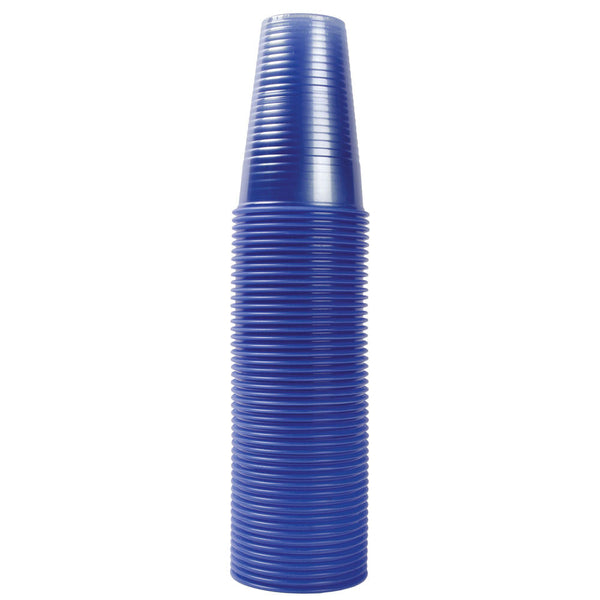 7oz Blue Tint Disposable Water Cups 1000s (Rolled Rim) - ONE CLICK SUPPLIES