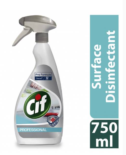 Cif Alcohol Plus Disinfectant Spray 750ml - ONE CLICK SUPPLIES