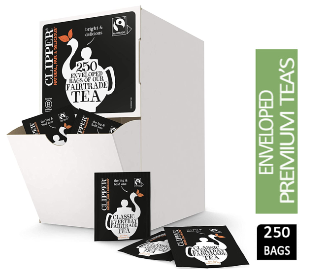 Clipper Fairtrade Everyday Blend 250 Teabags - ONE CLICK SUPPLIES