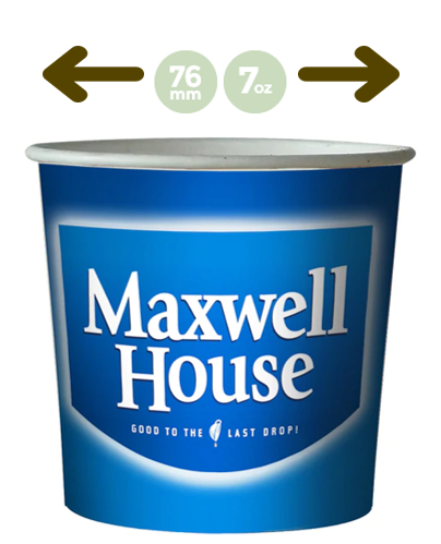 Kenco In-Cup Maxwell House White 25's,  76mm - ONE CLICK SUPPLIES