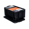 Really Useful Black Recycled Plastic Storage Box 64 Litre - ONE CLICK SUPPLIES
