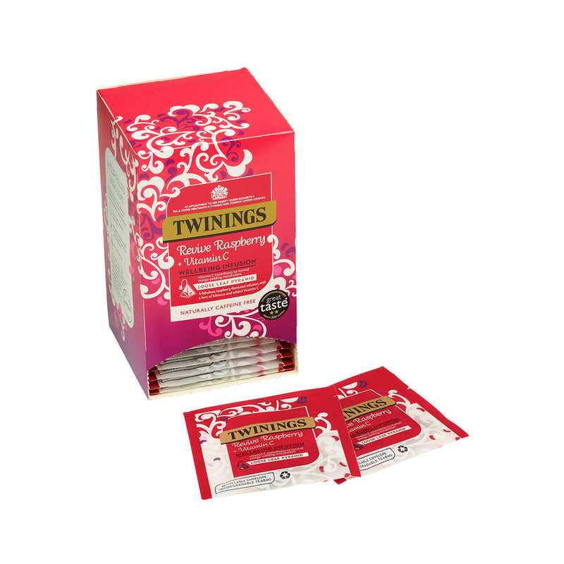 Twinings Raspberry Revive Pyramids 15's - ONE CLICK SUPPLIES
