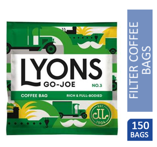 Lyons Go-Joe Coffee Bags 150's - ONE CLICK SUPPLIES