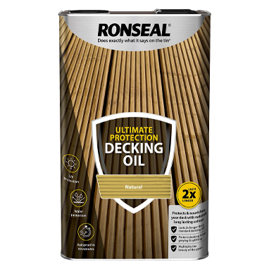 Ronseal Ultimate Decking Oil Natural 5 Litre - ONE CLICK SUPPLIES