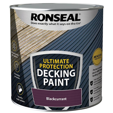 Ronseal Ultimate Decking Paint Blackcurrant 2.5 Litre - ONE CLICK SUPPLIES