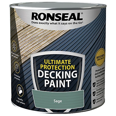 Ronseal Ultimate Decking Paint Sage 2.5 Litre - ONE CLICK SUPPLIES