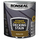 Ronseal Ultimate Decking Stain Medium Oak 2.5 Litre - ONE CLICK SUPPLIES