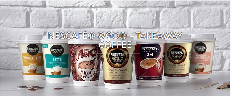 Nescafe &Go! Tetley Tea 8 x 12oz Cups - ONE CLICK SUPPLIES