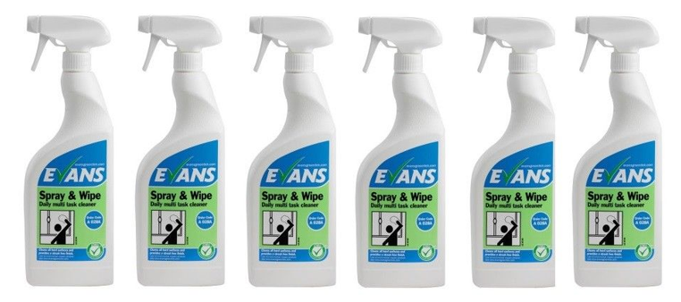 Evans Vanodine Spray & Wipe Daily Multi Task Cleaner 750ml - ONE CLICK SUPPLIES