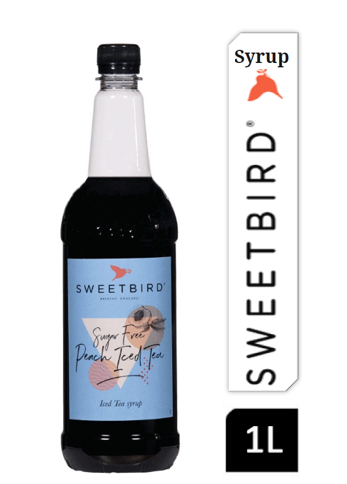 Sweetbird Sugar Free Peach Iced Tea Syrup 1litre (Plastic) - ONE CLICK SUPPLIES