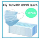 Disposable Surgical Face 3 Ply Mask {Retail Packed} 10's - ONE CLICK SUPPLIES
